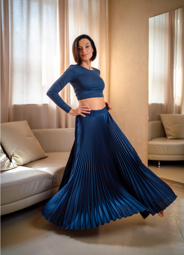 Plisowana spódnica Night Sky