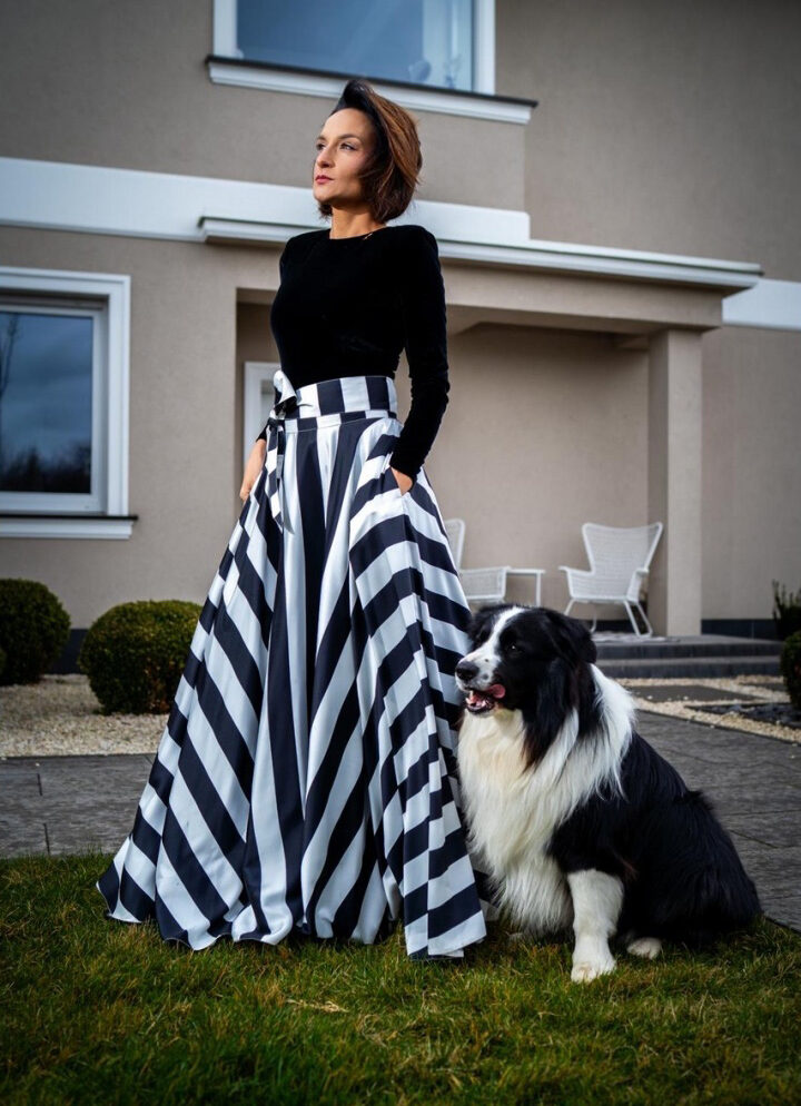 Spódnica z kokardą Piano